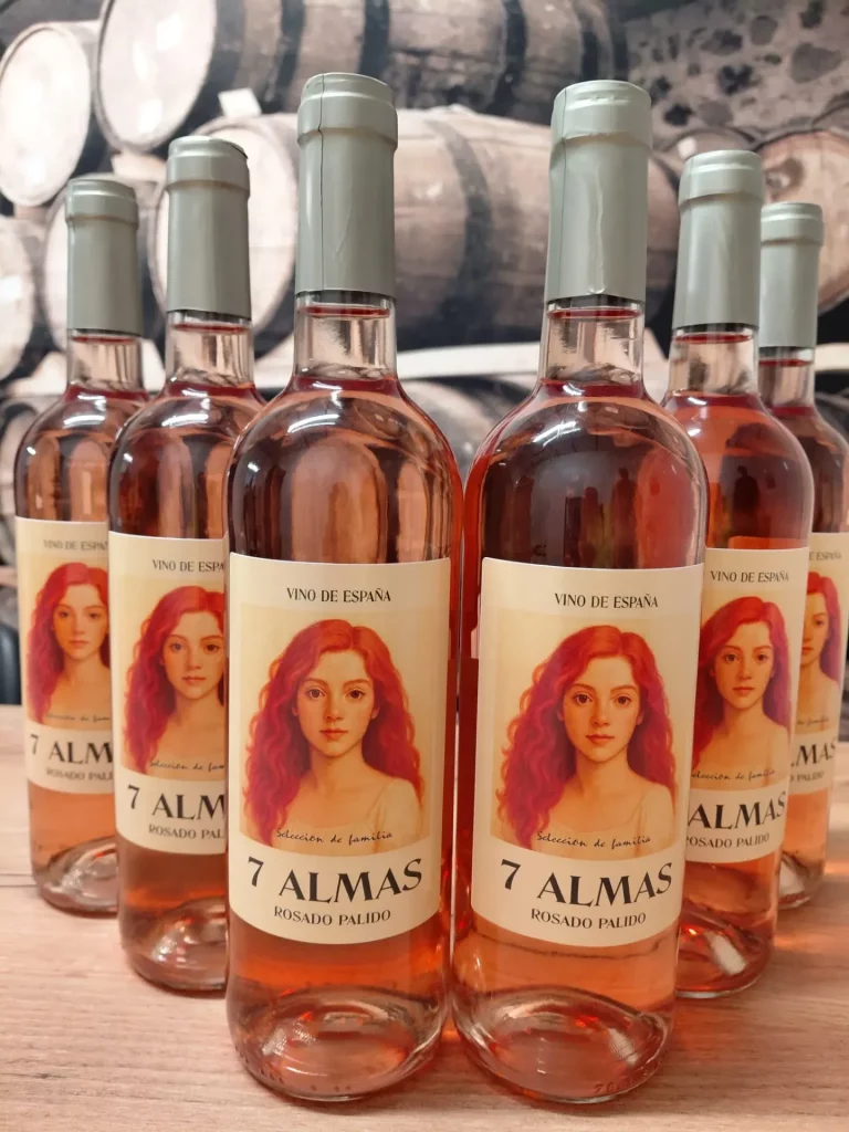 7 Almas Rosado Pálido – Caja de 6 botellas 750ml